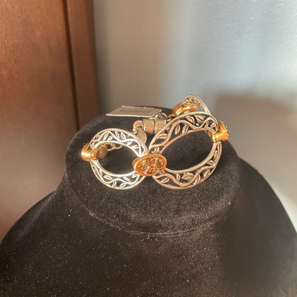 Chico’s Elegant Silver &  Gold tone Women's Bracelet